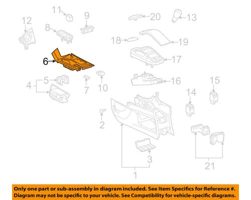 Lexus toyota oem 13-15 rx350 center console-upper panel 5882148140e0