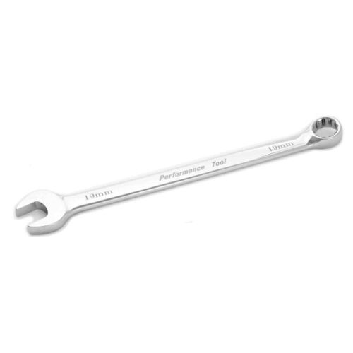 Performance tool w30119 wrench wrench-19mm full polish ext cmb