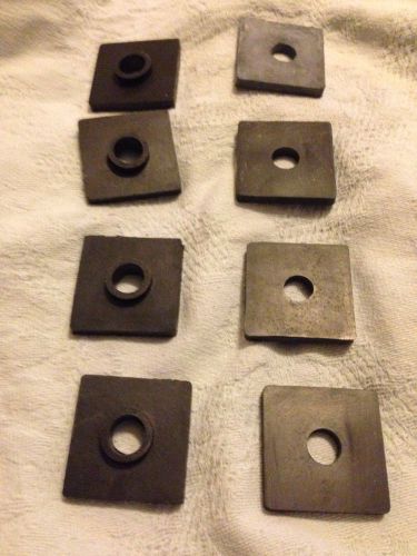 Mgb mgbgt crossmember mounting pad set upper lower new