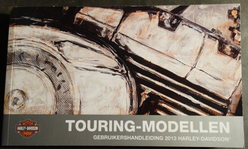 Netherlands 2013 harley davidson motorcycle touring owners manual p/n 99466-13nl