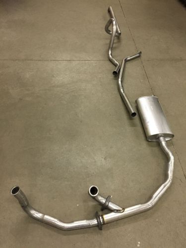 1963 cadillac single exhaust system, 304 stainless, without resonator