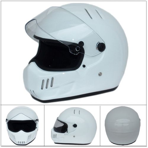 Simson style dot motorcycle motorcross street bandit full face helmet frp atv-6