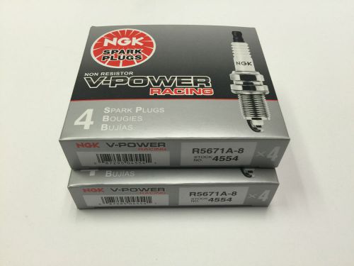 Ngk v-power racing spark plug r5671a-8 / 8 pk