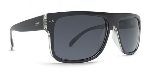Dot dash sidecar vintage sunglasses black clear/grey