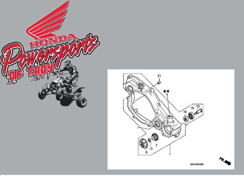 New oem 12 13 14 honda crf250r crf 250 right side clutch crankcase cover