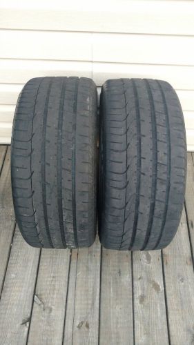 2 - pirelli pzero 255/35zr20 tire - great condition 60-62% tread life 255/35/20