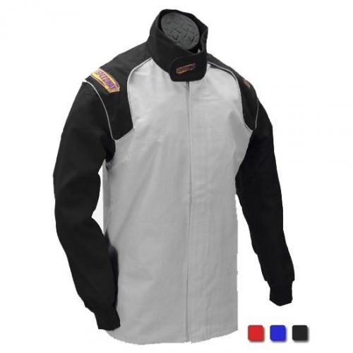 Speedway black racing jacket only, sfi-1, medium