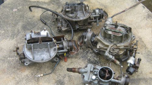 Lot (4)...ford 1964-1971 mustang, torino autolite, 1, 2 and 4 barrel carburetors