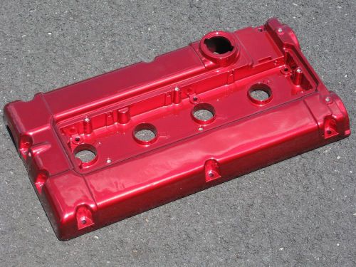 1990-1999 eclipse talon powder coated shaved valve cover candy red 4g63 dsm