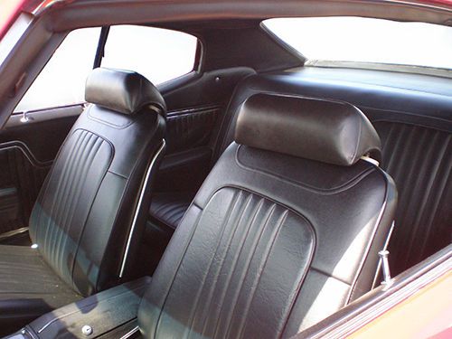 1971-1972 chevelle hardtop standard interior kit black