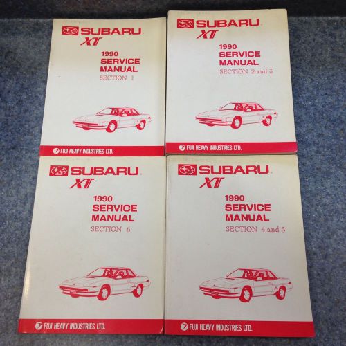 1990 subaru xt oem factory dealer repair shop service manual