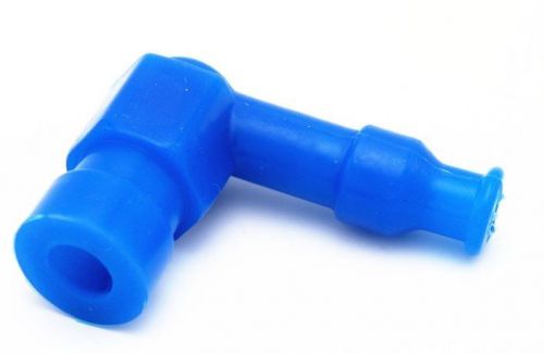 Replacement blue silicone motorcycle spark plug cover cap
