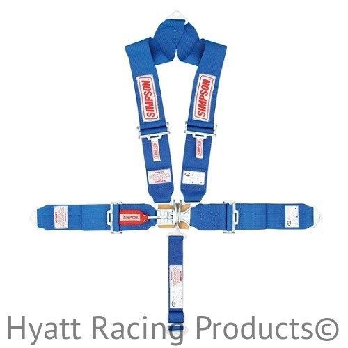 Simpson racing seat belts v-harness 29065 - pull down, bolt in (all colors)