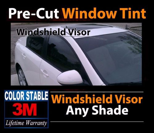 3m pre-cut windshield visor strip color stable film fit for bmw - any film shade