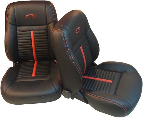 Chevelle ss interior kit 68-72 bucket front seats &amp; rear bench seat upholstery
