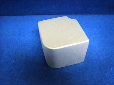 Pontoon corner cap - cast aluminum - 4-1/4" x 4-1/4" x 3-3/4" - square corner