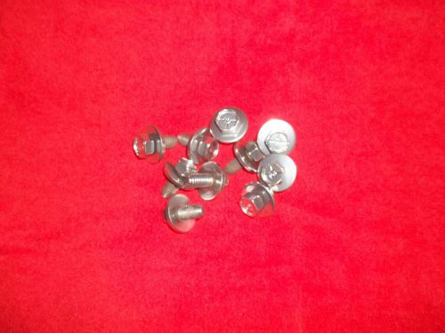 Powder coated chrome chevy/gmc truck hood mounting bolts 67 68 69 70 71 72