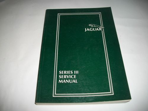 Original jaguar series iii service shop manual 1979-1987 xj-6 xj-12 vanden plas
