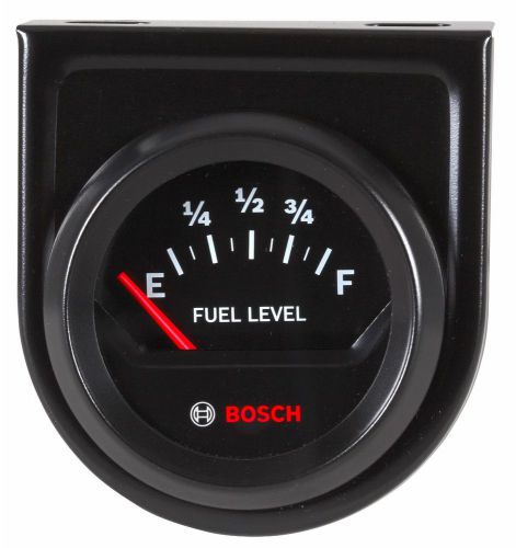 Bosch 2&#034; style line electrical fuel level gauge black face  fst8219 rpm-306