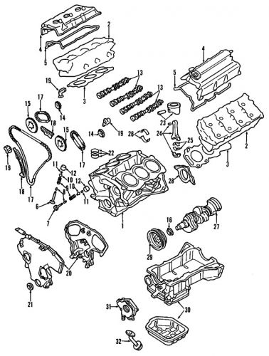 Nissan 13091zk00a genuine oem chain guide