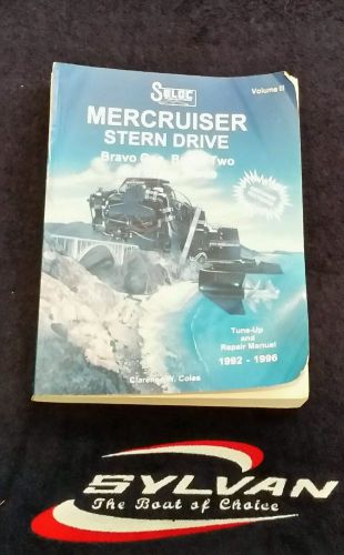 Mercruiser stern drive tune-up shop repair manual 1992-1996 bravo 1,2,3 fastship