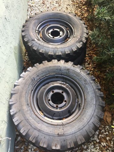 Scout 80 jeep cj 16&#034; wheels rims (set of 4)