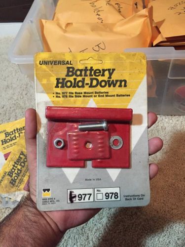 Universal battery hold down part number 977 nos  made in usa vintage