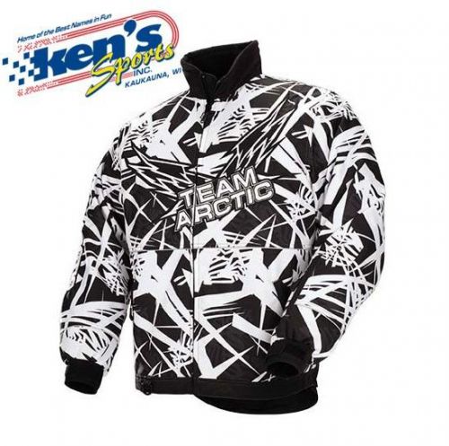 Arctic cat men&#039;s black/white freezone snowmobile jacket 5240-189 (3x-large)