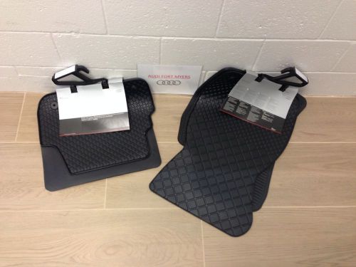 Audi a6 / allroad all weather floor mat set of 4 front &amp; rear 1998-2004 -oem new