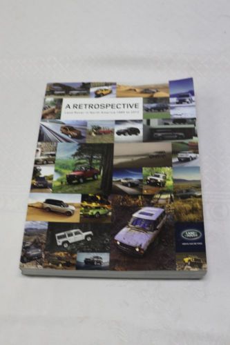A retrospective land rover in north america 1985-2012 dealer employee book