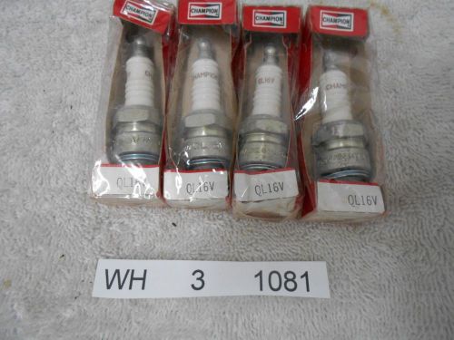 Lot of ( 4 )  ql16v champion spark plugs