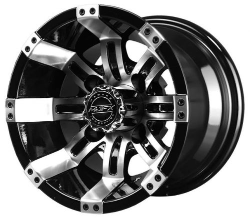Madjax octane golf wheel - machined/black [10x7] (4/4) - (3+4) [19-007]
