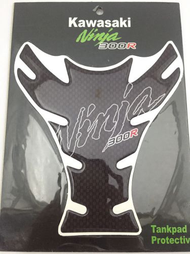 Kawasaki ninja 300r carbon fiber motorcycle gas tank pad protector sticker resin