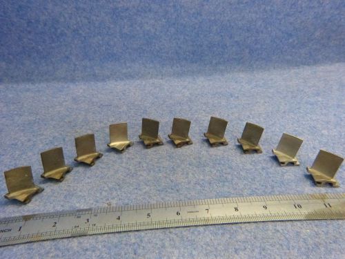 Lot of 10 aviation turbine engine blades 6a7428c01/2 only for collectors