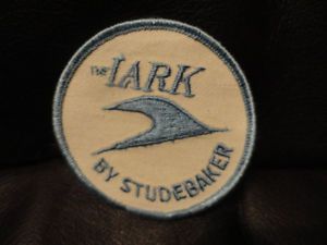 The lark by studebaker patch - vintage - new - original - auto - 3 1/8 inches