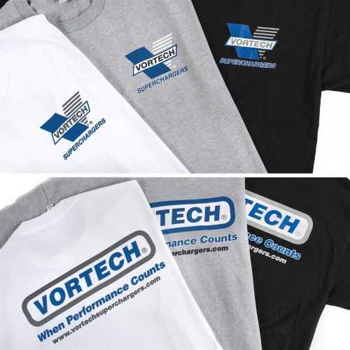 Vortech t-shirt cotton when performance counts white men&#039;s x-large each