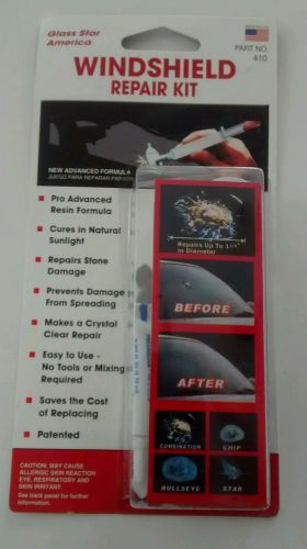 Windshield repair kit glass star america- made in the usa+free fast shipping!