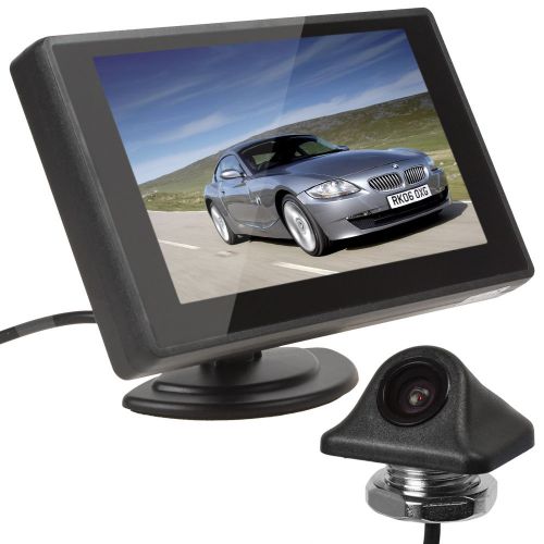 Hd 420tvl night vision car rear view camera + 4.3&#034; color tft lcd monitor car kit