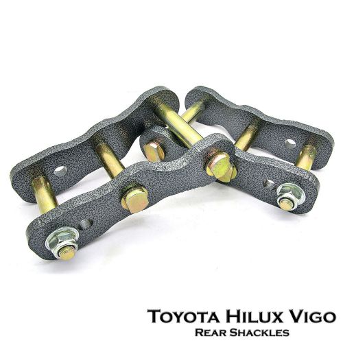 2 inch rear extended lift up shackles fit toyota hilux vigo ggn15r kun26r 05-14