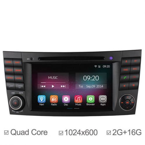2g 1024*600 quad core car gps for benz w211 e280 w463 w219 dvd radio headunit