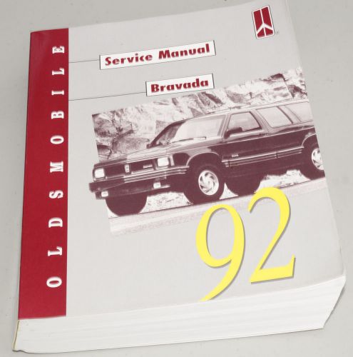 1992 oldsmobile bravada factory service shop repair manual (36085)