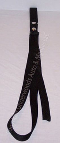 Black adjustable boat fender bumper strap made in usa new