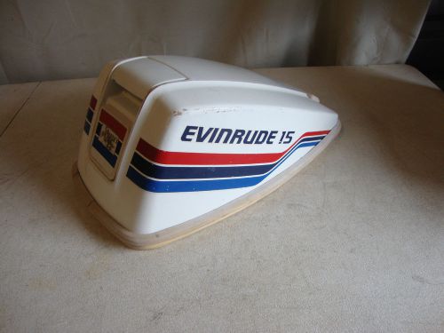 1977 evinrude johnson 15hp cowling hood cover
