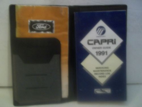 1991 capri factory owners manual
