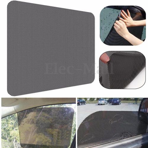 2x car rear side window windscreen visor uv sun shade cover screen static cling