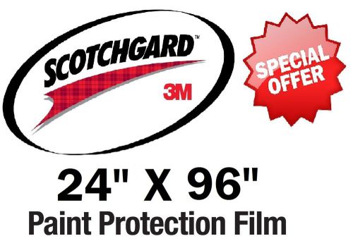 Bulk roll film 24&#034; x 96&#034; genuine 3m scotchgard paint protection clear bra