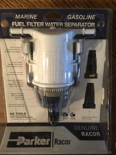 Parker racor snapp water separator gasoline filter. with drain. 30 micron. new