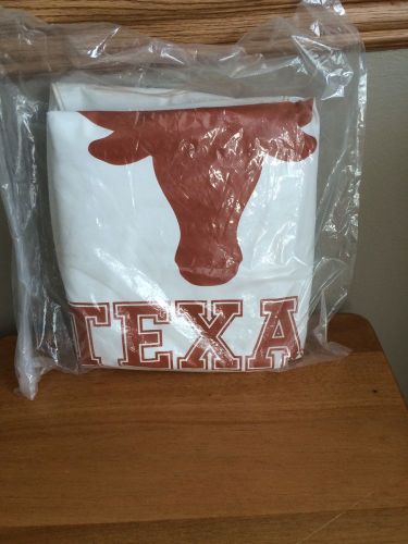 New never opened ncaa texas longhorn tire cover. color: white size: y