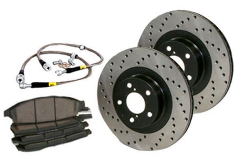 Stoptech drilled sport brake kit - 979.33032r