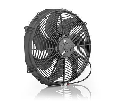 Be cool electric fan 2,460 cfm puller 16" dia single 75087